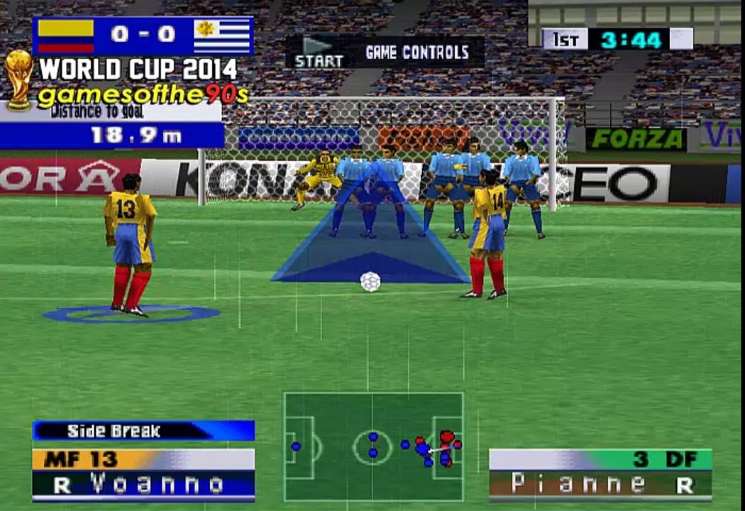 WORLD CUP 2014 Ottavi di finale: Colombia-Uruguay 28/06/2014