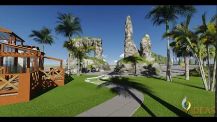 Theme Park Project in 3D Real-Time