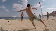 GoPro: Plaj Futbolu ağır çekim vole