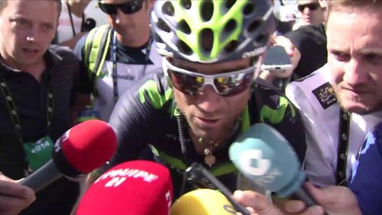 Tour de France 2014 - Etape 13 - Alejandro Valverde : "Je n'ai pas eu de problème avec Pinot"
