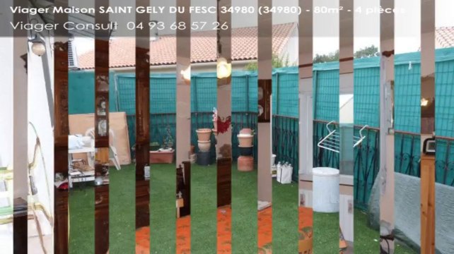 A vendre en viager - SAINT GELY DU FESC 34980 (34980) - 4 pièces - 80m²