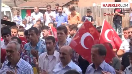 Karabük'te İsrail Bayrağı Yakıldı