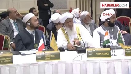 Davutoğlu Dünya İslam Bilginleri Konferansında Konuştu