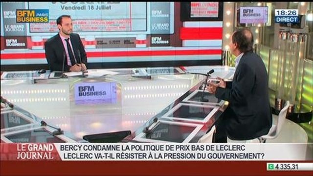 Michel-Édouard Leclerc, président des centres E. Leclerc, dans Le Grand Journal – 18/07 2/7