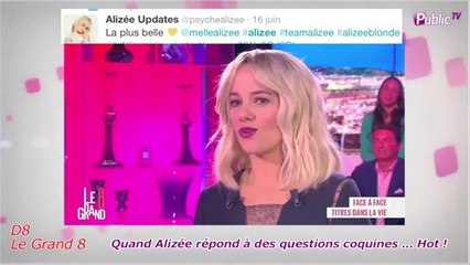Public Zap : Alizée très coquine : "J'ai 30 ans je peux faire des choses avec des filles !"