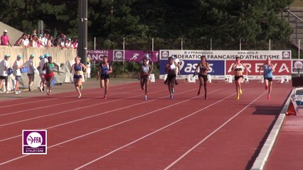 Finale 100 m Juniors Filles
