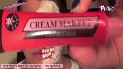 Exclu vidéo : Tuto Halloween : maquillez-vous en "oeil qui pend" ce soir !