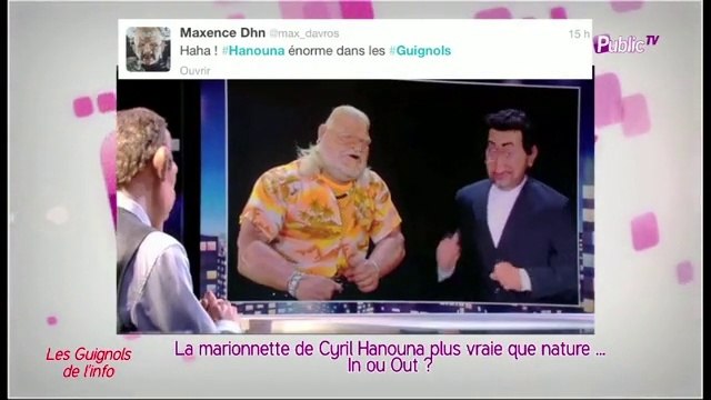Public Zap : La marionnette de Cyril Hanouna dans Les Guignols de L'info plus vraie que nature ! In ou Out ?