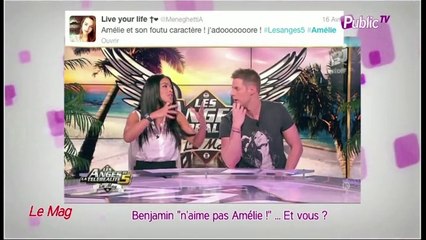 Public Zap : Benjamin des Anges 5 "ne porte pas Amélie dans son cœur", pire "il ne l'aime pas"  ! Et vous ?
