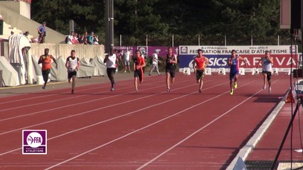 Finale 100 m Juniors Garçons