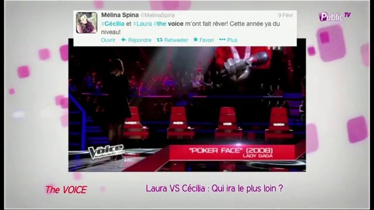 Public Zap : Laura VS Cécilia de The Voice 2 :...