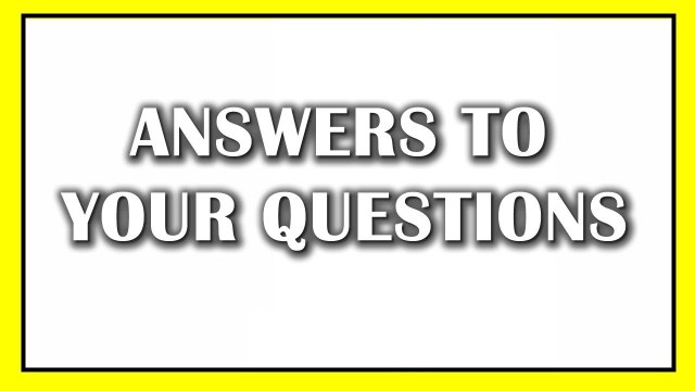 Answers To Your Questions Pt 2: Questions for Colby