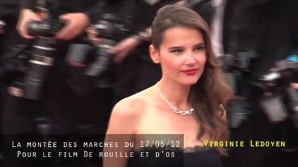 Exclu video : Cannes 2012 : une montée des marches très classe pour Virginie Ledoyen !