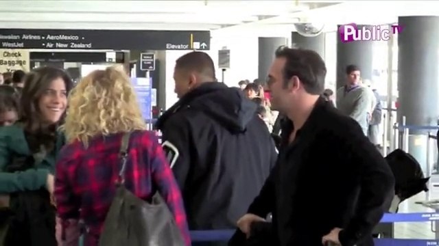 Exclu video : Jean Dujardin et Alexandra Lamy quittent les Etats-Unis !