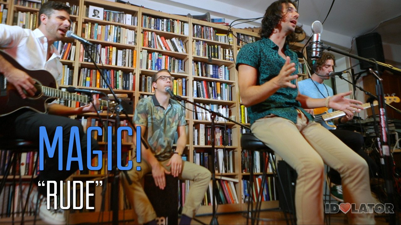 MAGIC! Live Acoustic Performance of "Rude": Idolator Sessions