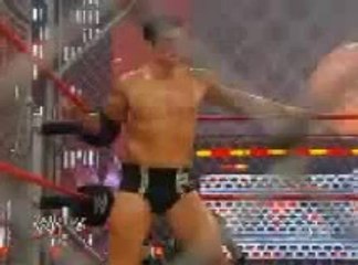 Cody Rhodes vs Batista Steel Cage Match [Español Latino]