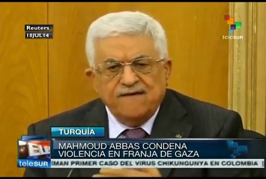 Abbas agradeció propuesta de cese al fuego planteada por Egipto