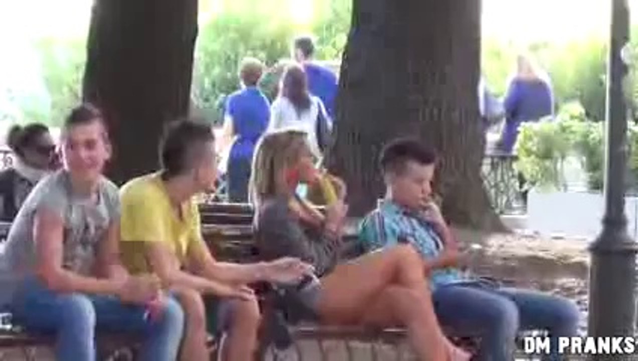 Never Make Eye Contact While Eating a Banana Prank