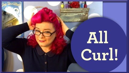 Romantic Vintage Curls Inspired by Acid Doll Pinup