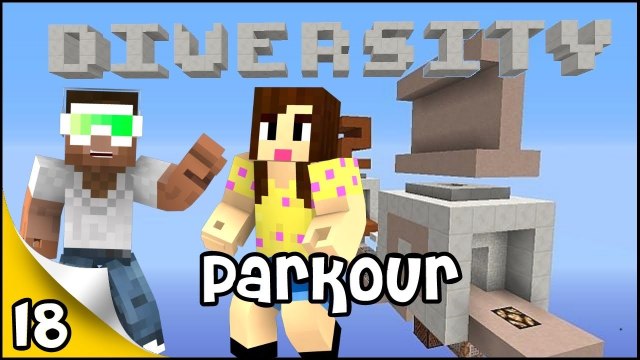Minecraft Diversity PARKOUR w/Biggs87x - EP 18 -