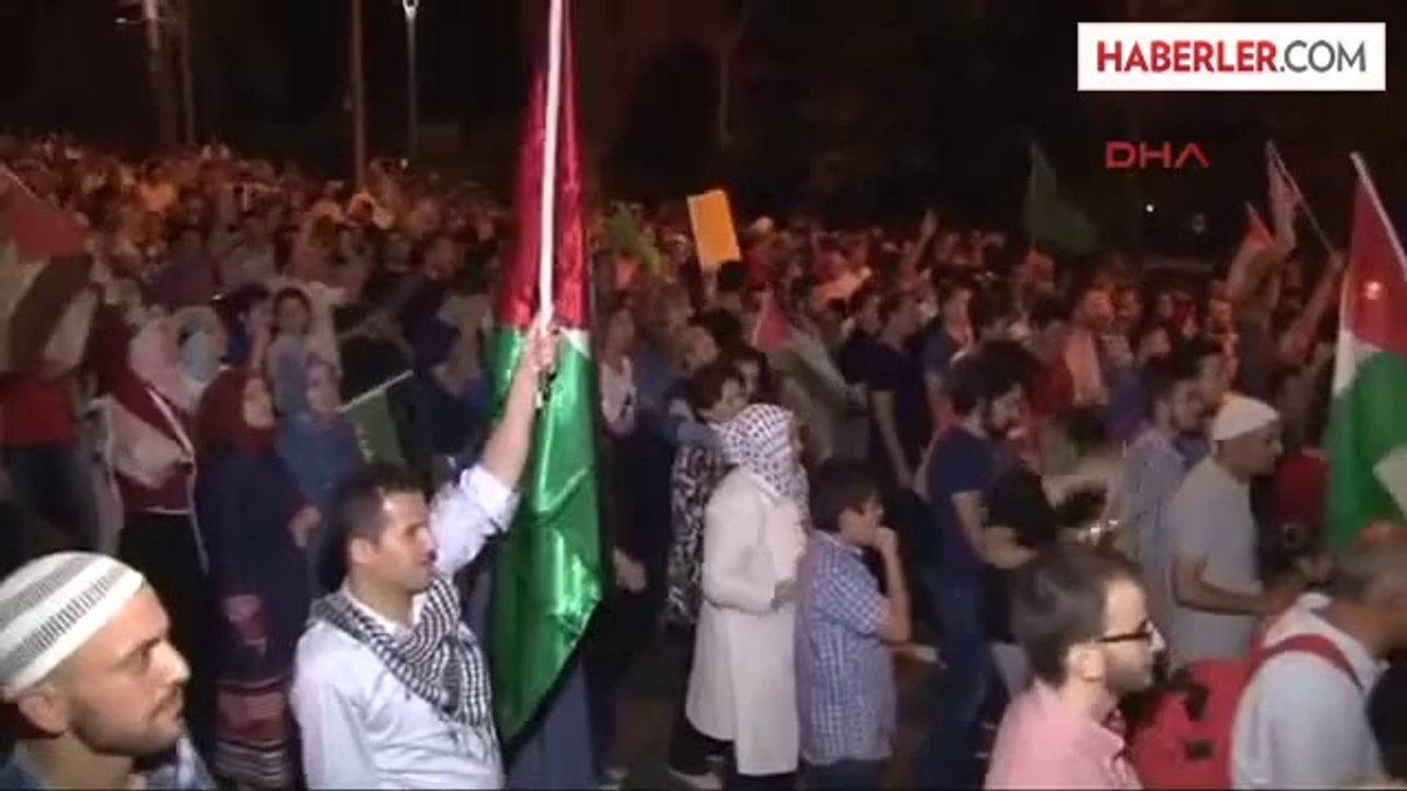 Büyükelçilik Konutu Önünde İsrail Protestosu 2