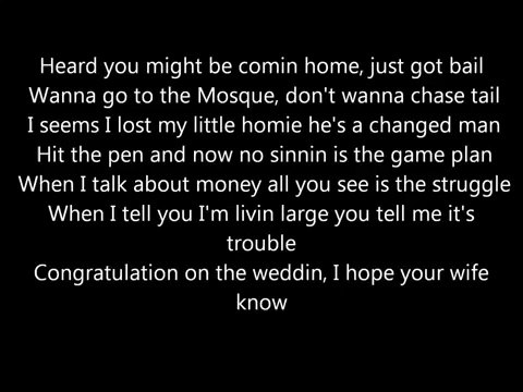 2Pac - I Ain't Mad At Cha (Lyrics / Paroles)