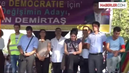 Ek1 Demirtaş Cumhuriyet Meydanında Seçmenlere Hitap Etti
