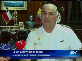 El Buque Escuela Esmeralda de Chile visitó Guayaquil