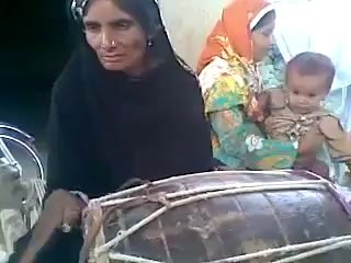 very nice Punjabi singing by old lady interesting.