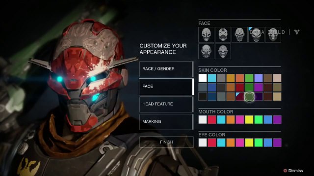 Destiny Beta - Male Hunter Customization Options