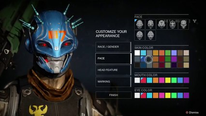 Destiny Beta - Female Hunter Customization Options