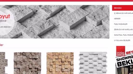 DEKORATİF DUVAR KAPLAMA TAŞLARI - 0532 658 69 05