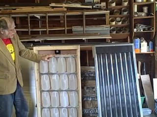 Recycle for Solar air heating with solar free