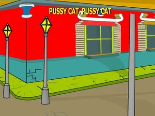 Pussycat Pussycat Where Have You Been Nursery Rhyme - Cartoon Animation Songs For Children