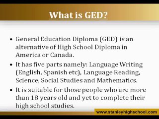 Basic Information about GED