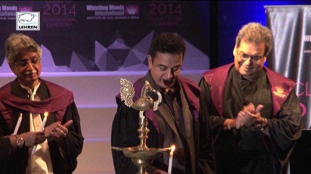 Kamal Hasan And Subhash Ghai At Whistling Woods