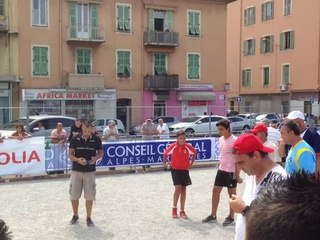 Europétanque installé sur l'esplanade de Lattre de Tassigny