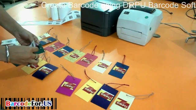 Multiple barcode labels generated by DRPU Barcode Software