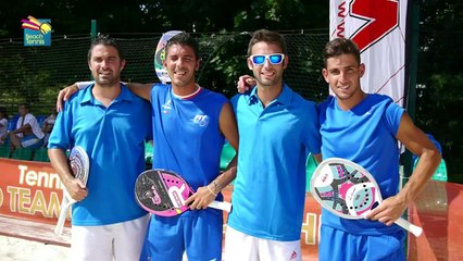 Beach tennis : l'Italie était trop forte