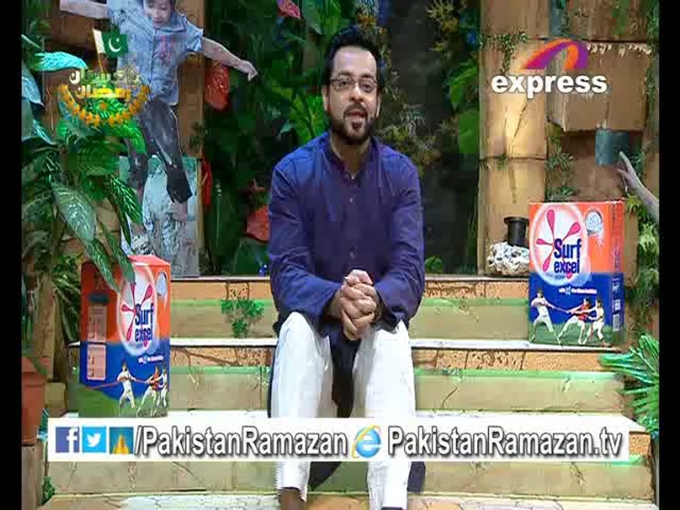20th Iftari Qasas ul Anbiya,Ao Kahani Sunain,Ao Quran Sikhian & Pakistan Se Ehad in Pakistan Ramazan 19-7-2014 Part 3