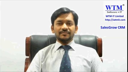 WTM SalesGrow  - crm software demo