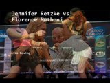 Boxing Fight Jennifer Retzke vs Florence Muthoni