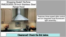 Comparison NuTone RME5030SS 30-Inch Stainless Steel Range Hood