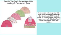 Hot Deals Gerber Baby-Girls Newborn 5 Pack Variety Caps