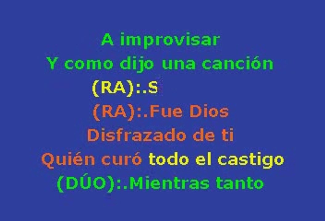 Tommy Torres Feat. Ricardo Arjona - Mientras Tanto