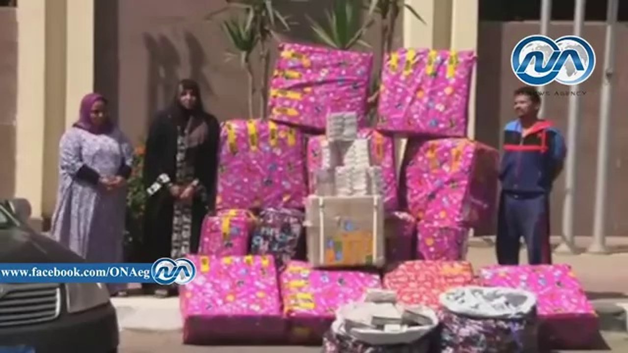 شاهد|| ضبط 800 الف قرص ترامادول و20 ك بانجو و25 طربة حشيش