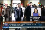 Sostienen Xi Jinping y Nicolás Maduro reunión ampliada en Miraflores