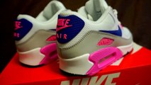 Cheap Nike Air Max Shoes,Nike Air Max 90 Essential White Concord Zen grey Pink glow women's