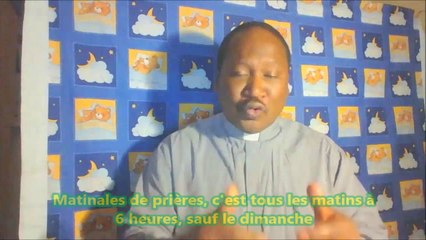 MATINALE DE PRIERE DU 19 JUILLET 2014