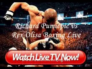 Boxing Fight Richard Pumicpic vs Rex Olisa